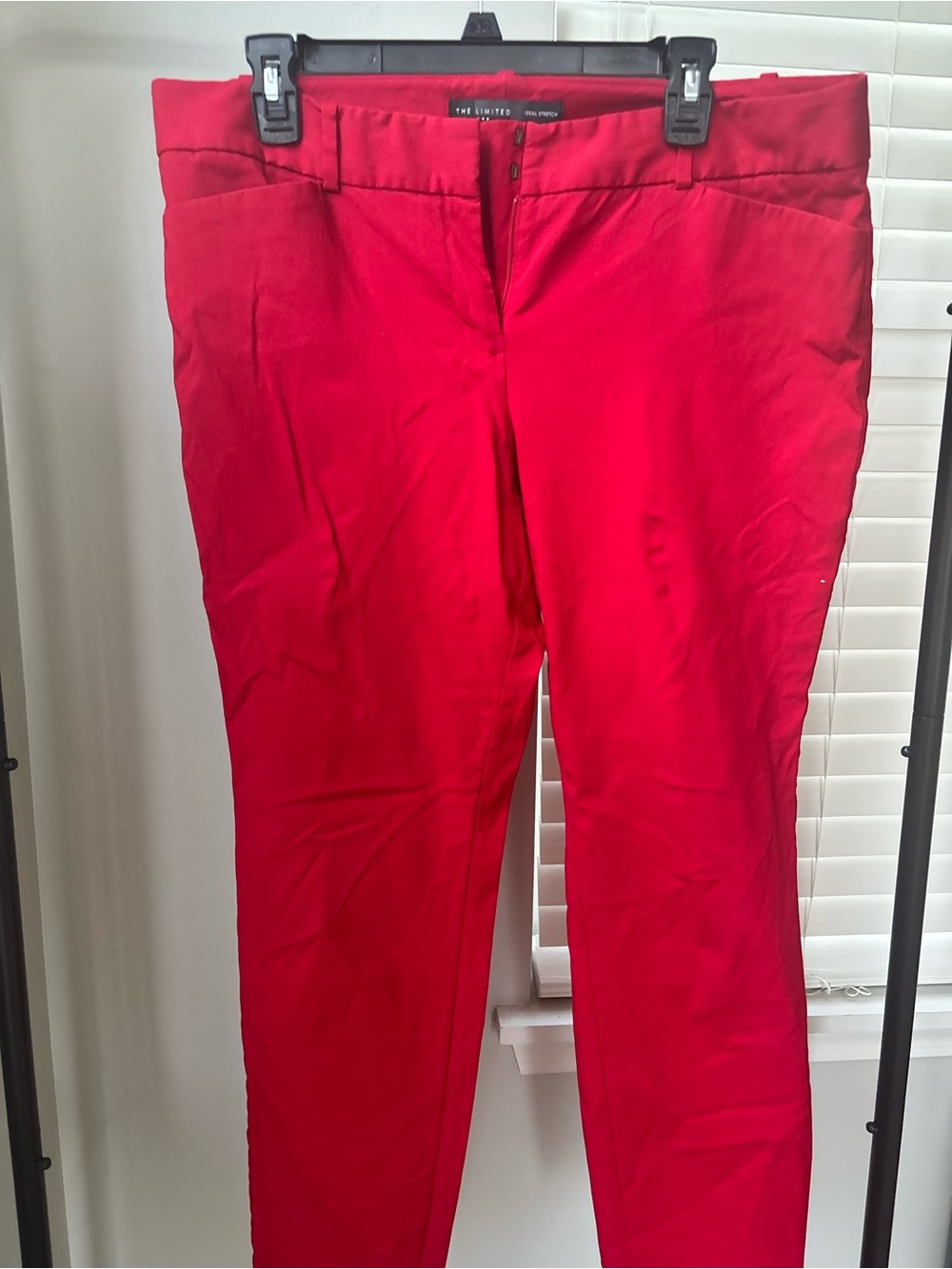 The Limited Women's Bright Red Slim Trousers